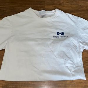 Simply southern white t shirt